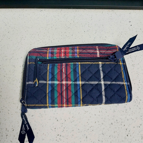 NWOT Turnlock Wallet Tartan Plaid - Picture 2 of 5